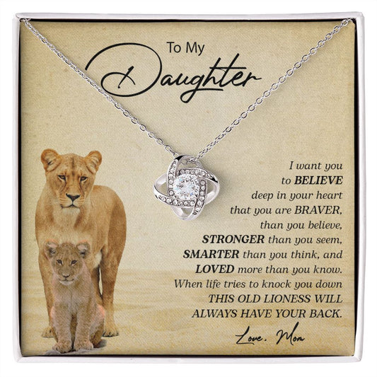 My Daughter | This Old Lioness - Love Knot Necklace
