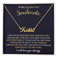 To my Soulmate | Custom Name Necklace |