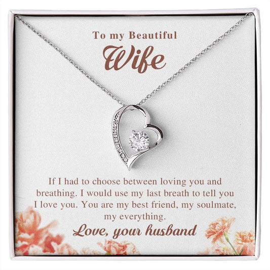 My Beautiful Wife| My Last Breath - Love Knot Necklace